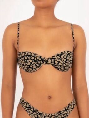 Anemos Balconette Underwire Bikini Top SZ XL NWT